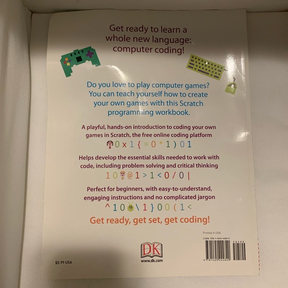 Coding in Scratch: Games Workbook- Unused - Picture 3 of 6